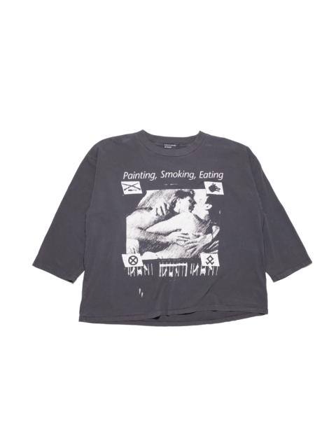 Enfants Riches Déprimés PAINTING, SMOKING, EATING LS T-SHIRT