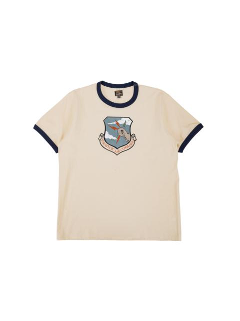 The Real McCoys MC26013 Military Tee / Strategic Air Commando Ecru/Navy