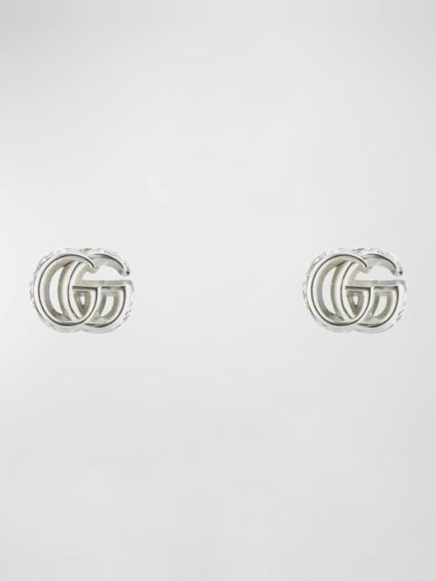GUCCI GG Marmont Sterling Silver Stud Earrings