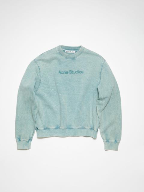 Blurred logo sweater - Powder blue