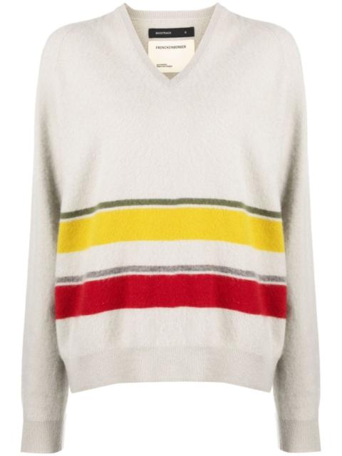 FRENCKENBERGER striped cashmere jumper