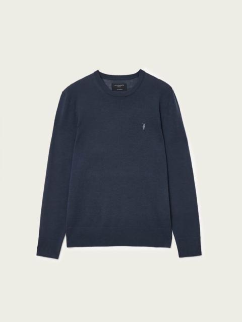 ALLSAINTS MODE MERINO CREW NECK RAMSKULL SWEATER