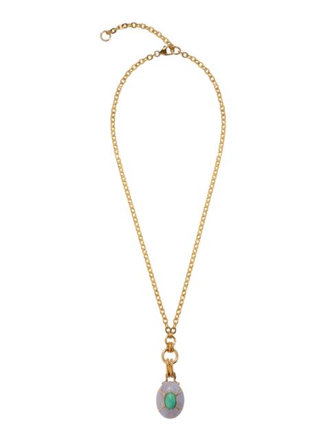 LIZZIE FORTUNATO Yucca Pendant Necklace multi