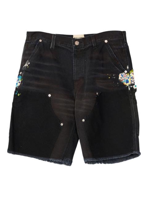 GALLERY DEPT. Gallery Dept. Paint-splatter Frayed Cargo Shorts