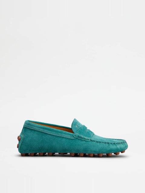 TOD'S GOMMINO BUBBLE IN LEATHER - GREEN
