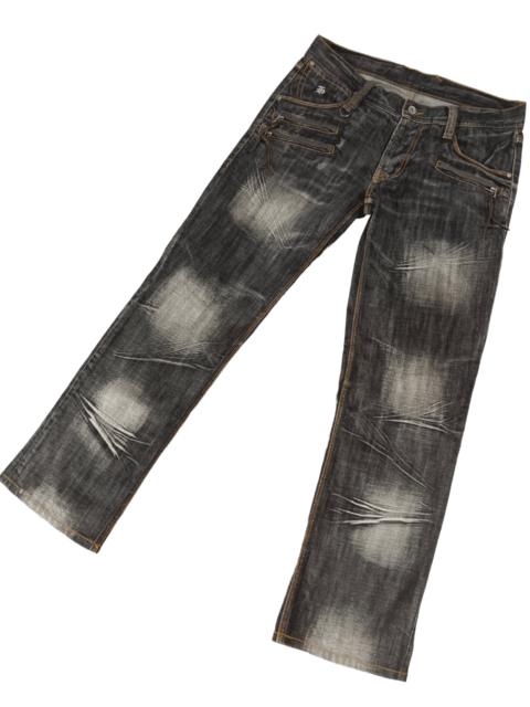 Other Designers Nicole Hideaways Acid Wash Punk Denim