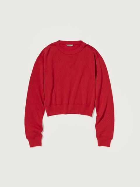 AURALEE HIGH TWIST LIGHT SWEAT P/O