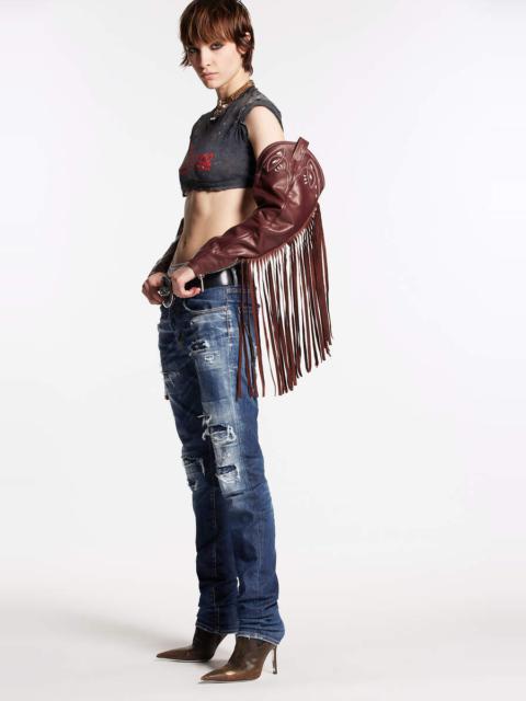 DSQUARED2 S.S. MEDIUM RIPPED WASH 24/7 JEANS