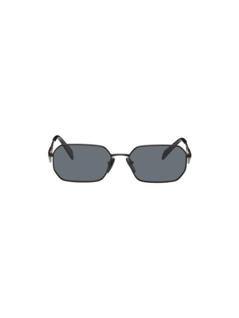 Prada Black Rectangular Sunglasses