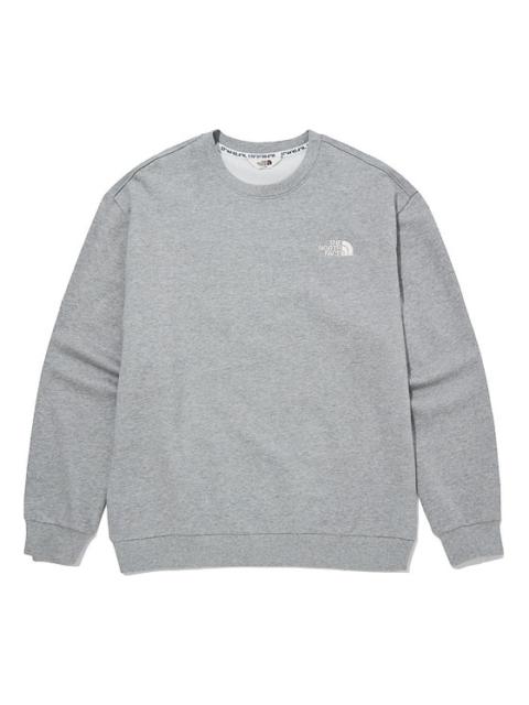 The North Face THE NORTH FACE Logo Cotton Basic Sweater 'Grey' NM5MM03J