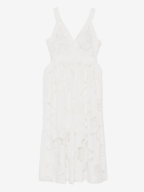 Sandro floral V-neck midi dress