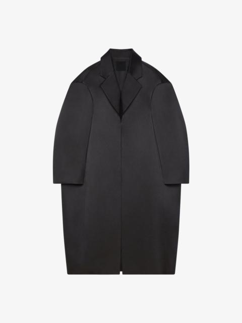 Givenchy OVERSIZED COAT IN SILK SATIN DUCHESSE
