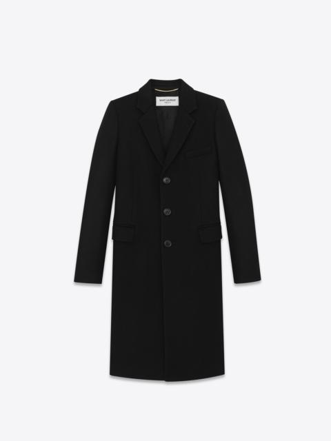 SAINT LAURENT chesterfield coat