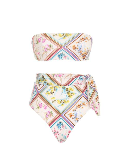Zimmermann HALCYON TIE BANDEAU BIKINI