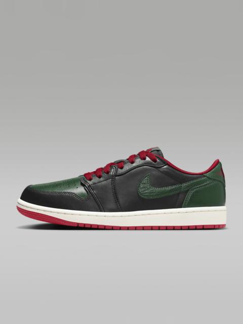 Air Jordan 1 Low OG "Black/Gorge Green" Women's Shoes