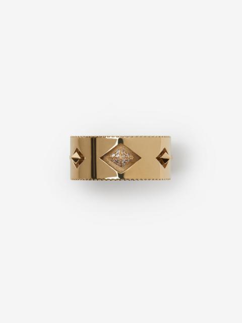 Burberry Gold-plated Hollow Ring