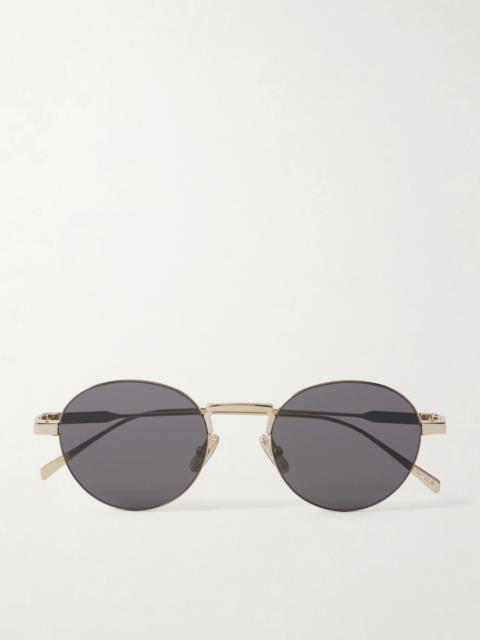 CELINE Oro Round-frame Gold-tone Sunglasses