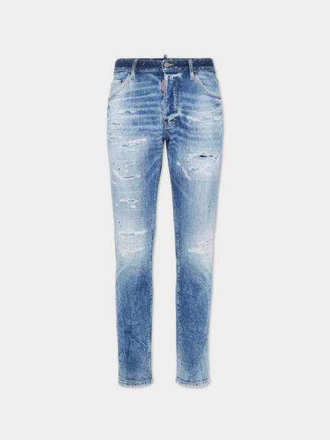 DSQUARED2 LIGHT SCARFACE WASH COOL GUY JEANS