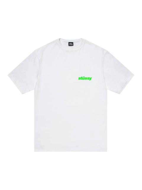Stüssy Stussy Silhouette Tee 'White' | REVERSIBLE