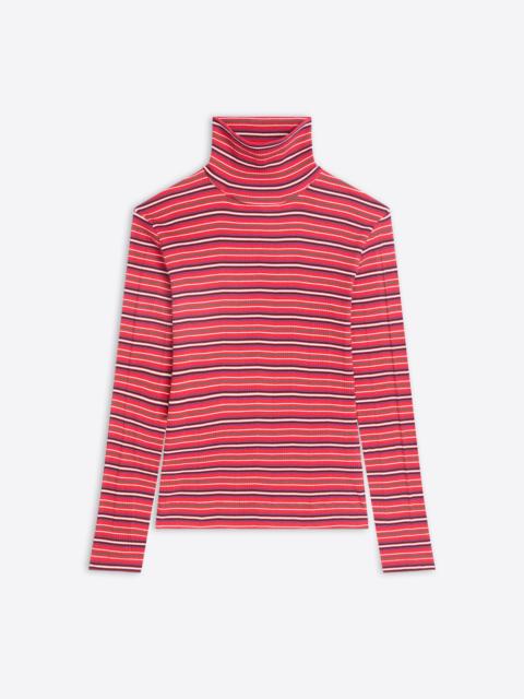 Dries Van Noten RIBBED COTTON TURTLENECK TEE