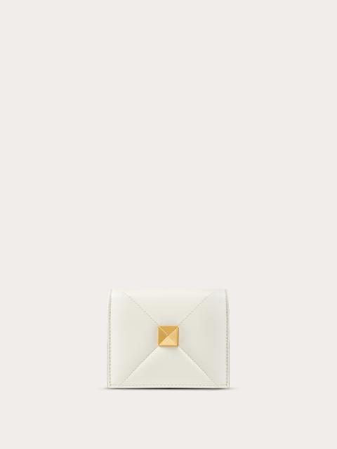 Valentino SMALL NAPPA ROMAN STUD WALLET
