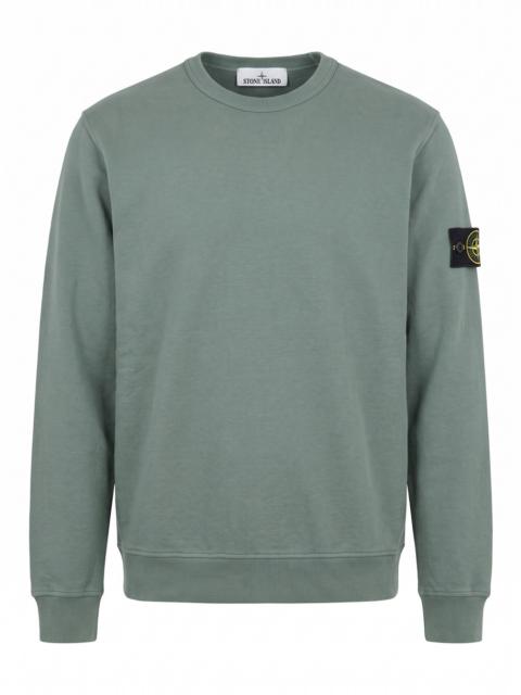 Stone Island Organic Cotton Fleece Sweatshirt