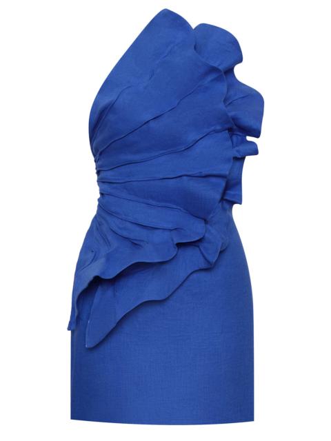 ANDRES OTALORA Es Ancestral Pleated Mini Dress