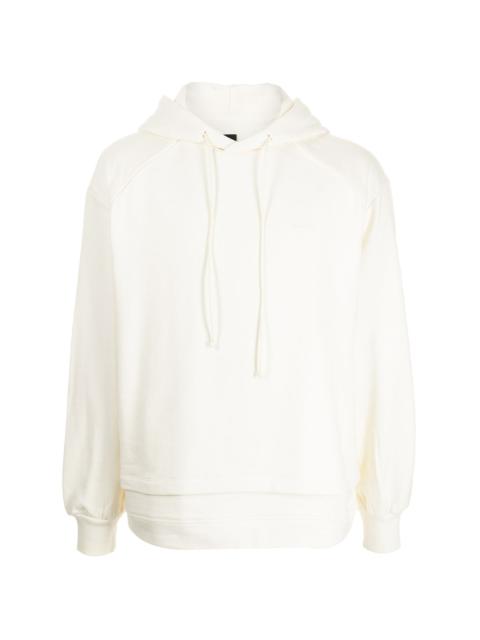 JUUN.J layered cotton hoodie