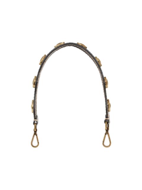 Etro leather bag handle with studs