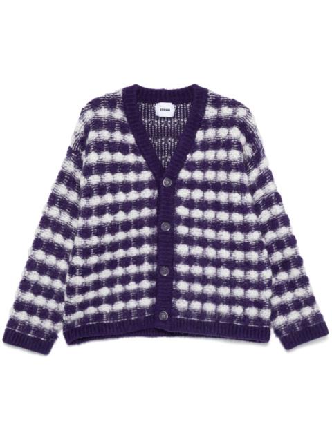 BONSAI patterned intarsia-knit cardigan