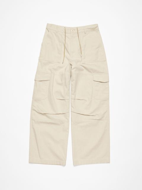 Twill trousers - Ivory white