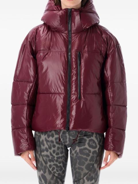 adidas x Stella McCartney detachable-hood quilted puffer jacket