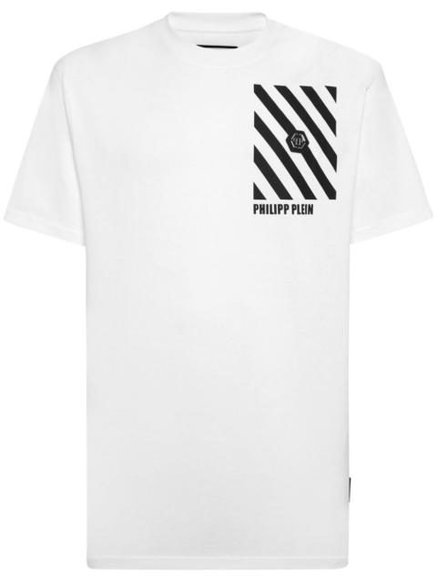 PHILIPP PLEIN striped cotton T-shirt