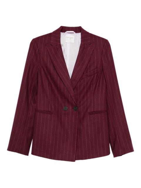 forte_forte pinstripe-pattern double-breasted blazer