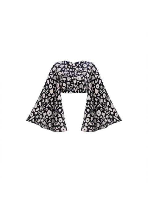 Agua by Agua Bendita Sauce Setas Cropped Top