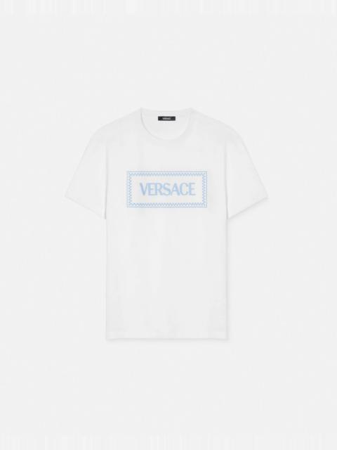 VERSACE Embroidered Logo T-Shirt