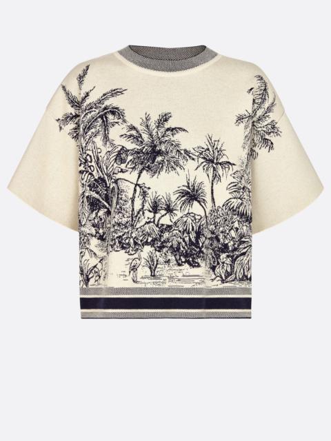 Dior Short-Sleeved Dior Chez Moi Sweater