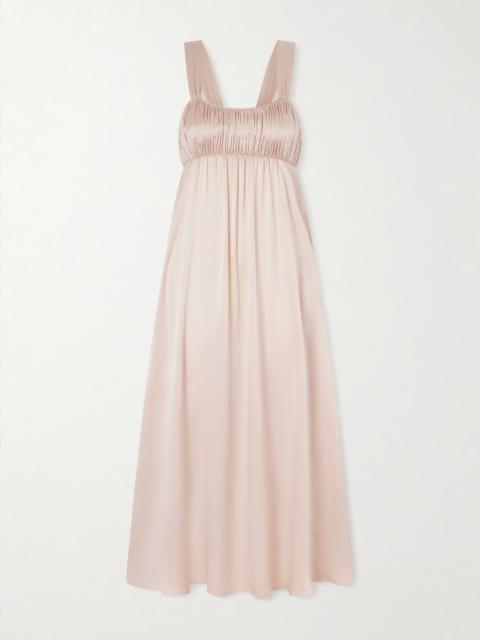 Chloé Silk-satin Maxi Dress