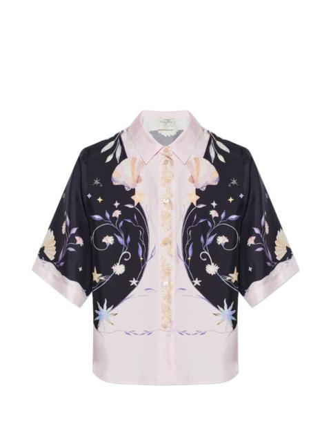 forte_forte seashell-print short-sleeves shirt