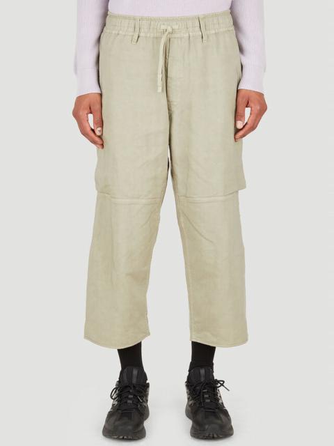 Stone Island Shadow Project Workwear Wide Pants in Beige