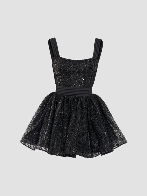 ZHIVAGO Women's The Bertolini Sequined Corset Minidress - Black