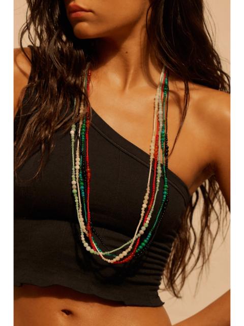 FREE PEOPLE Hettie Semiprecious Strand Necklace