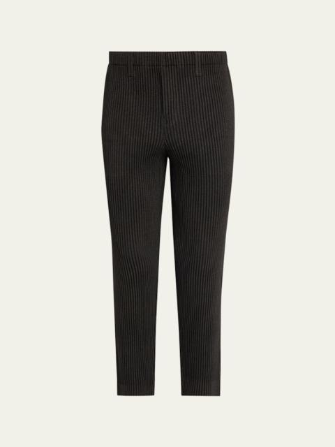 ISSEY MIYAKE Men's Wool Like Light Pleated Pants