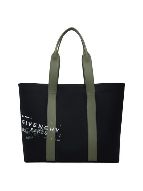 Givenchy Black Large Canvas Tote