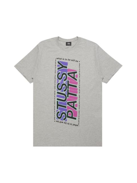 Stüssy Stussy x Patta What it is to be will be Tee 'Grey Heather'