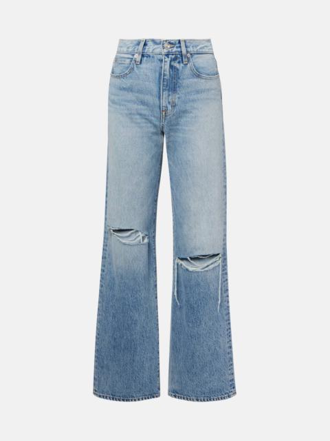 SLVRLAKE Grace mid-rise wide-leg jeans