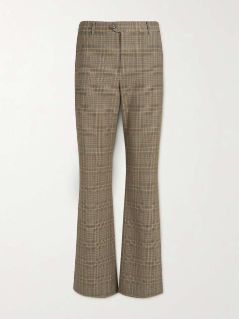 Checked Virgin Wool Trousers