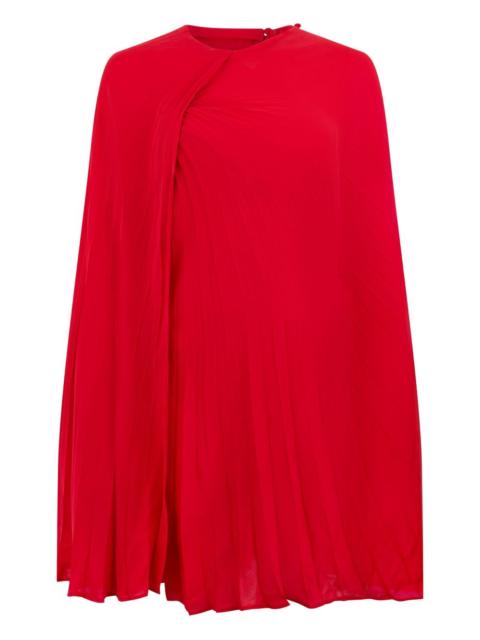 Valentino pleated silk dress