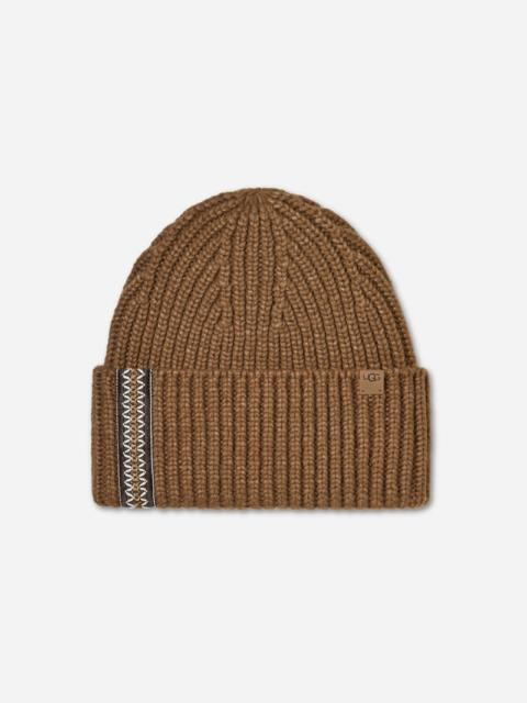 UGG ® Women's Chunky Rib ®braid Beanie in Chestnut