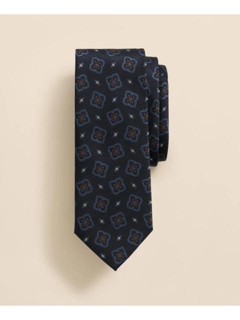 Brooks Brothers Silk Tossed Medallion Tie